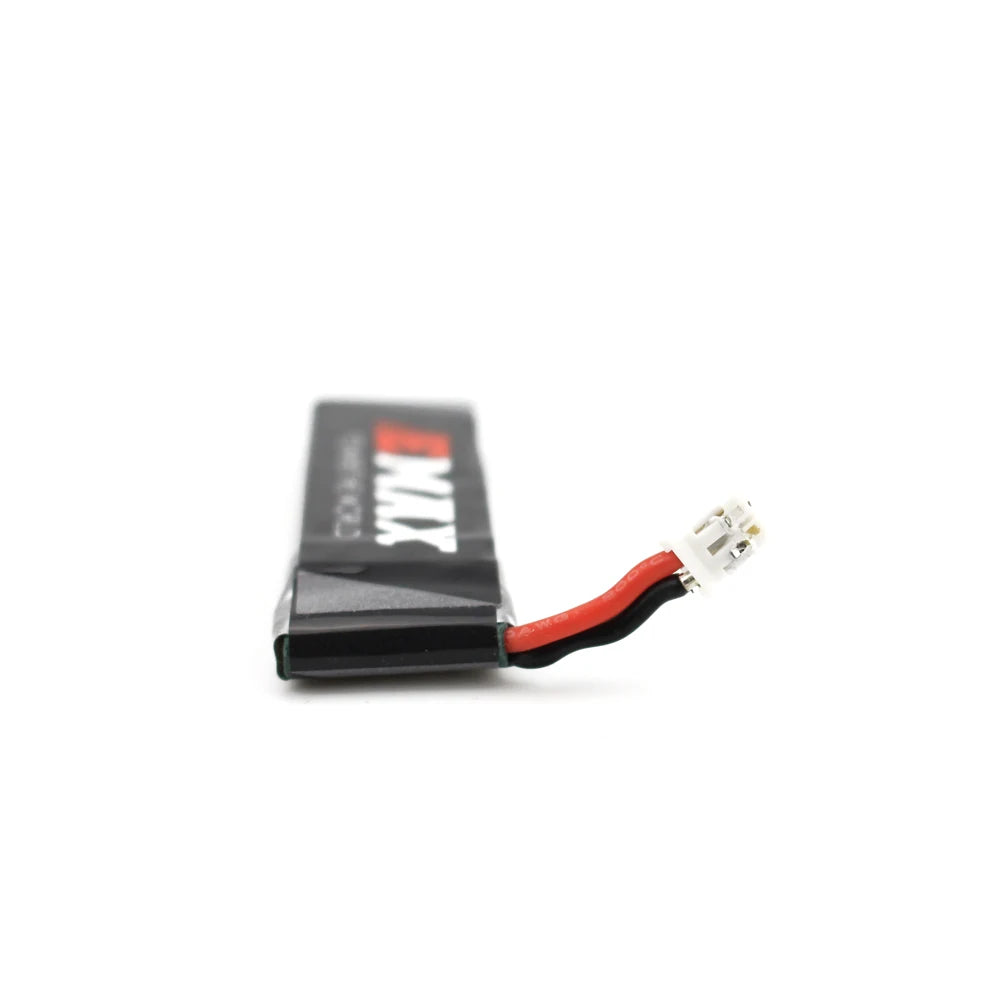 Emax Tinyhawk X 1s 450mAH 80c/160c Lipo Battery, the weight, the size and the power from the cell were all considered during the design process 