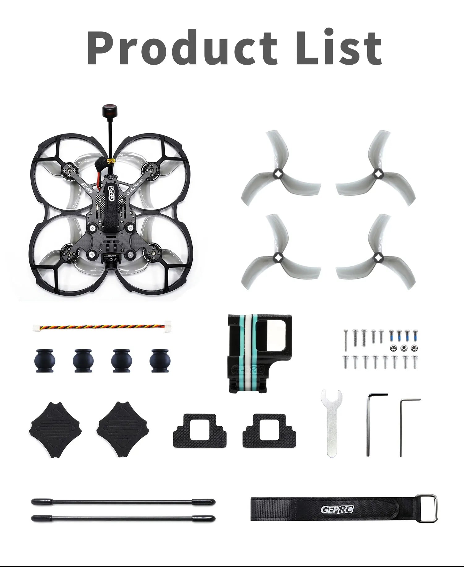 GEPRC CineLog35 FPV Drone - HD WITH Vista Nebula Pro System 4S/6S Cinewhoop GR2004-1750KV / 2550KV For RC FPV Quadcopter Freestyle Drone 27 GEPRC CineLog35 FPV Drone - HD WITH Vista Nebula