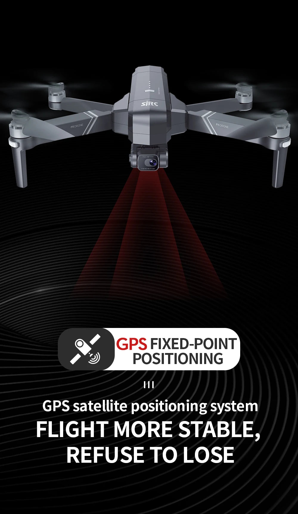 SJRC F11 / F11S  Pro Drone, sirc lld GPS FIXED-POINT POSITION