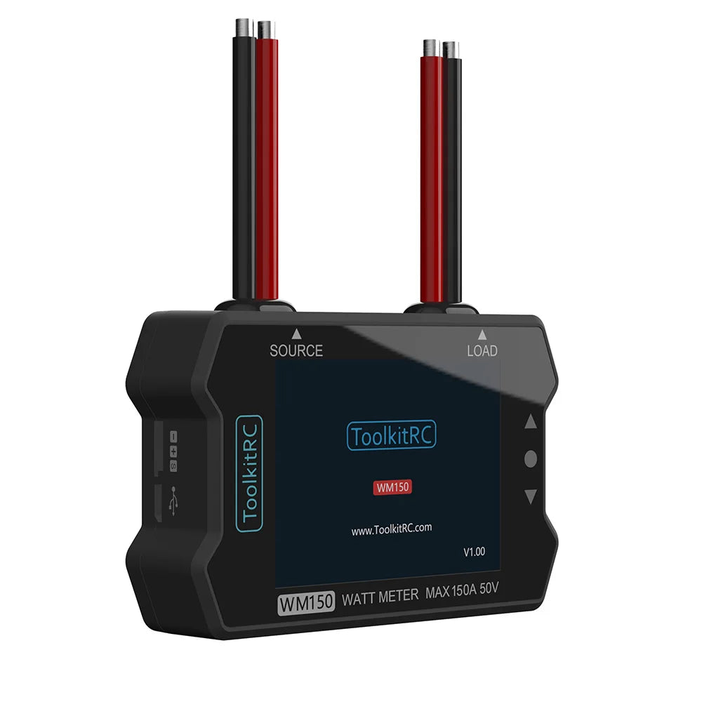 ToolkitRC WM150 Motor Tester,motor analyzer ToolkitRC WM150 WattMeter, WATT METER MAXISOA S0V WM15O V1.oo