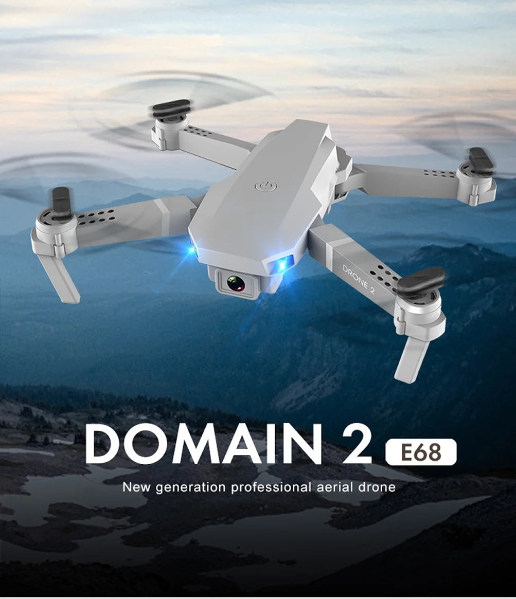 E59 Drone, domain 2 e68 new generation professional aerial drone bron