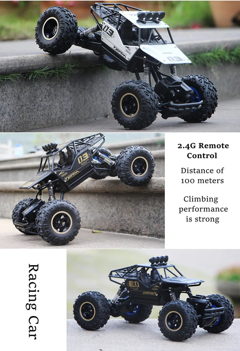 ZWN 1:12 / 1:16 4WD RC Car, 2.4G Remote Control Distance of 100 meters Climbing performance is strong 1