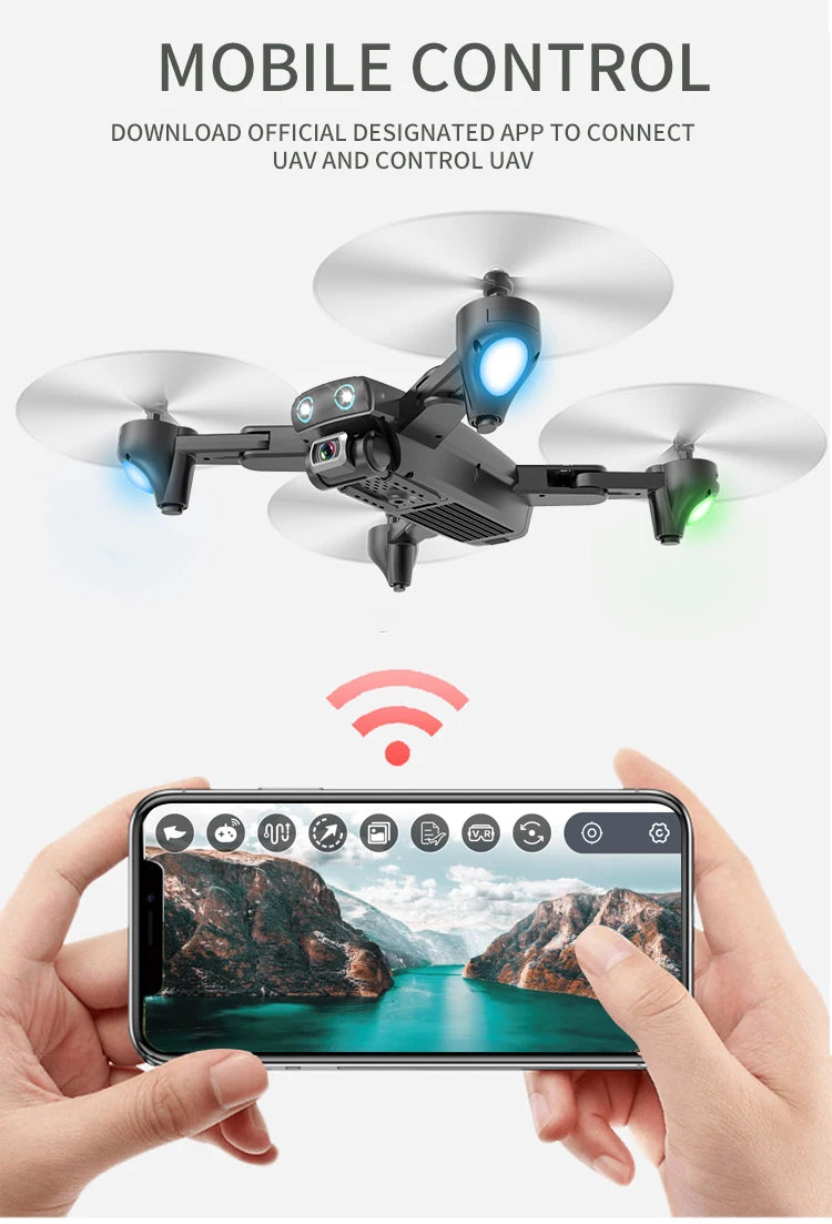 S167 Drone - 2020 New GPS Drone With 4K HD Camera 5G WIFI FPV RC Foldable Quadcopter Drone Flying Gesture Photos Video Helicopter Toy Professional Camera Drone 28 S167 Drone, MOBILE CONTROL DOWNLOAD OFFICIAL DESIGNATED APP