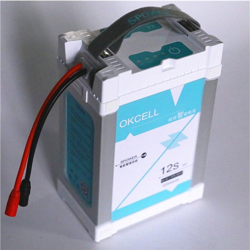 Original OKCELL 44.4V 12S 16000mah 22000mah Battery 정품 배터리UAV flight battery 20C mg-1 mg-1p - RCDrone