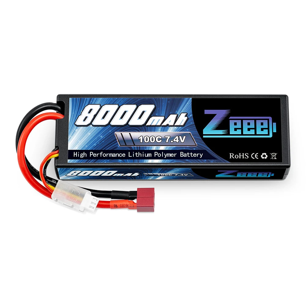 Zeee 2S Lipo Battery, boobzab PEB 100C 74V High Performance Lithium Polymer