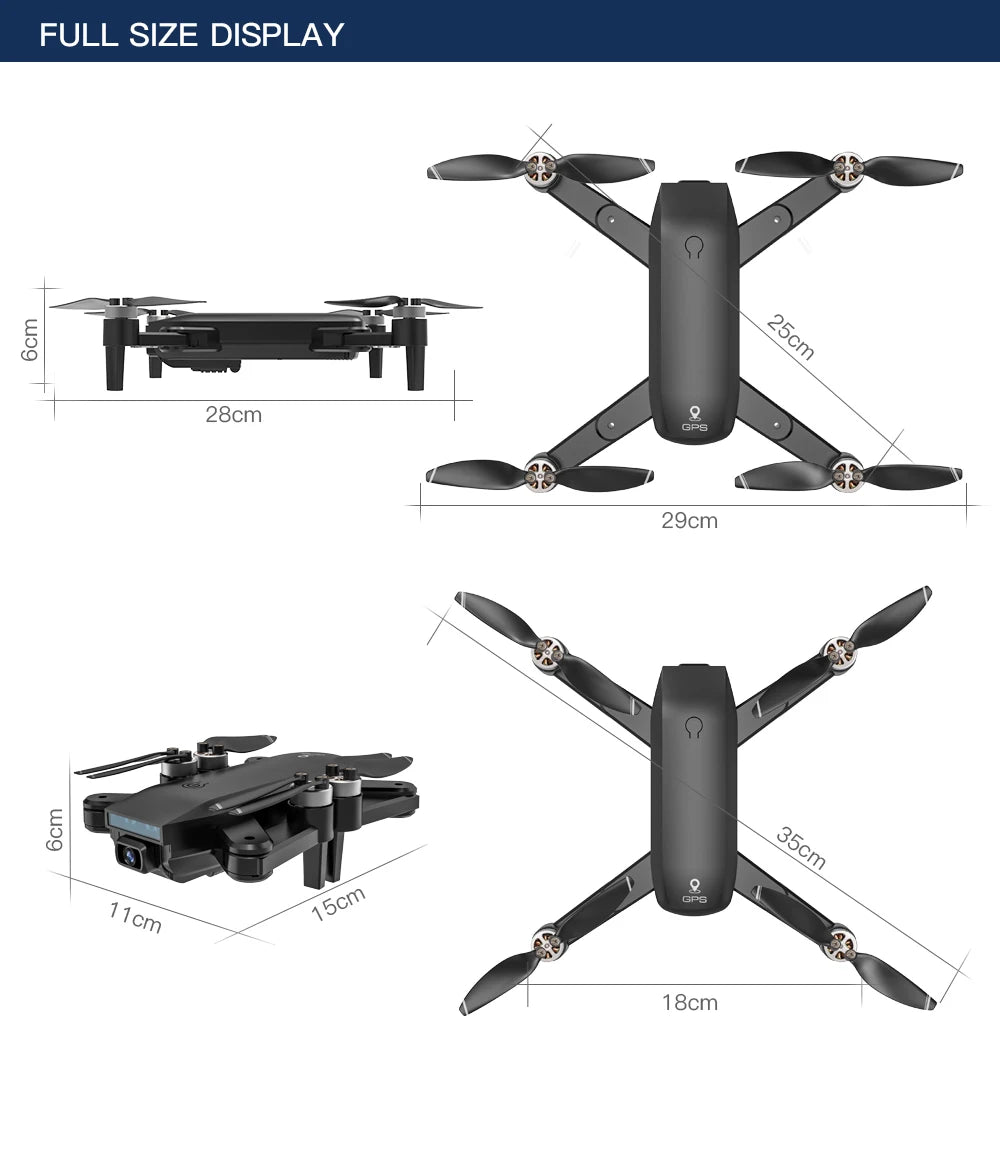 ZLRC SG700 MAX Drone - 4K 5G WIFI FPV Dual Camera Optical Flow Brushless Motor 28 Mins 20 you can send us email for detail photos for checking if you cannot