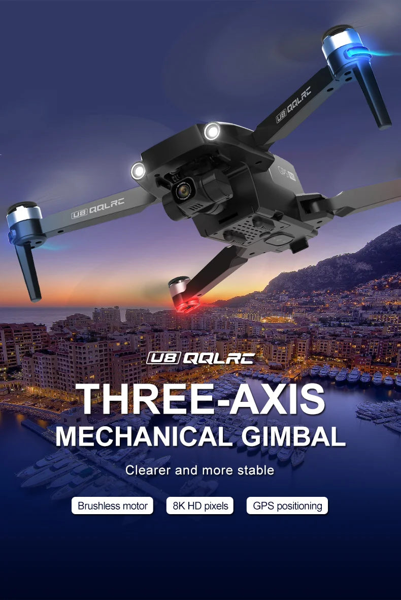 U8 Drone, QBQQLRZ THREE-AxiS MECHANICAL GI
