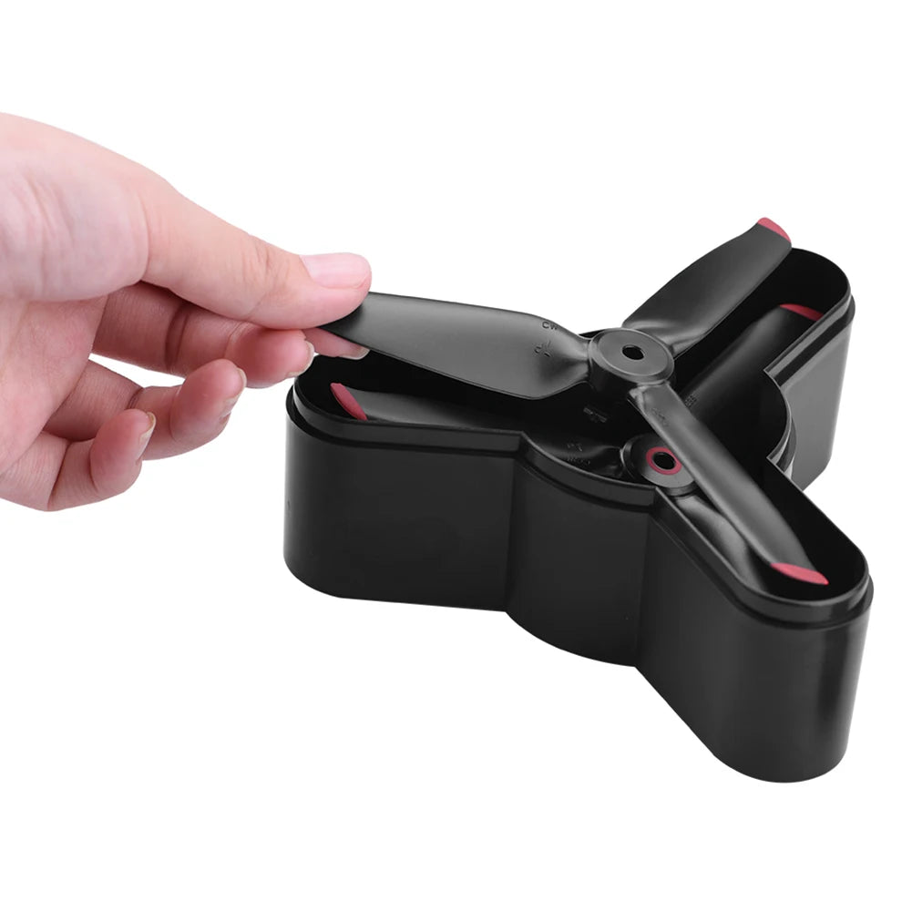 ABS Plastic Propeller Storage Box for DJI FPV 5328S Blade Anti-fall Protection Case Drone Aircraft Accessories 24 ABS Plastic Propeller, Please allow 1-2cm measuring deviation due to manual measurement