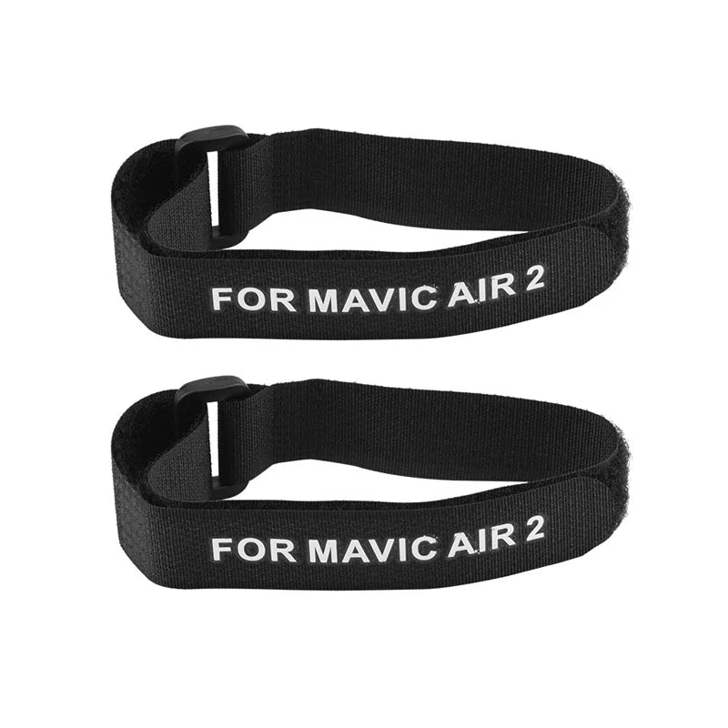 2pcs Propeller Blade Mount for DJI Mavic MINI Mavic AIR 2/2S Pro Platinum 2 Pro Zoom Drone Magic Tape Straps Loop Ties Accessory 31 2pcs Propeller, Black,Red - Magic cable tie .