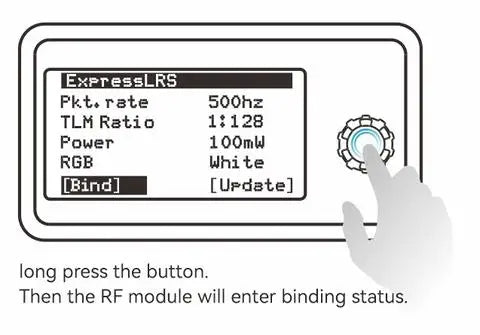 BETAFPV ExpressLRS ELRS, ExpressLRS Pkt Tate soohz TLM Ratio 1.1