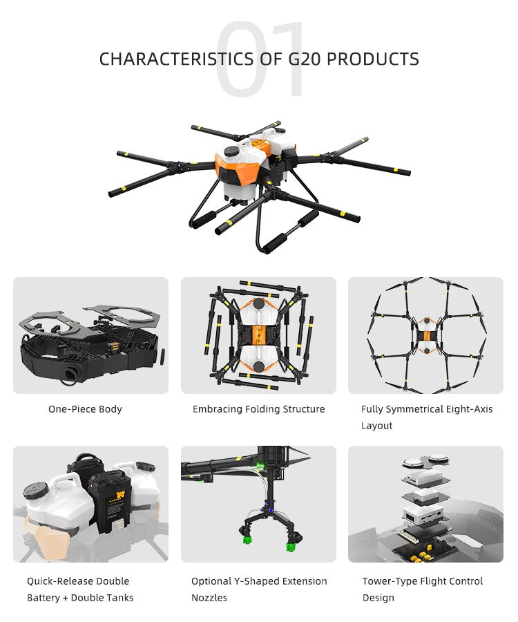 EFT G20 22L Agriculture Drone
