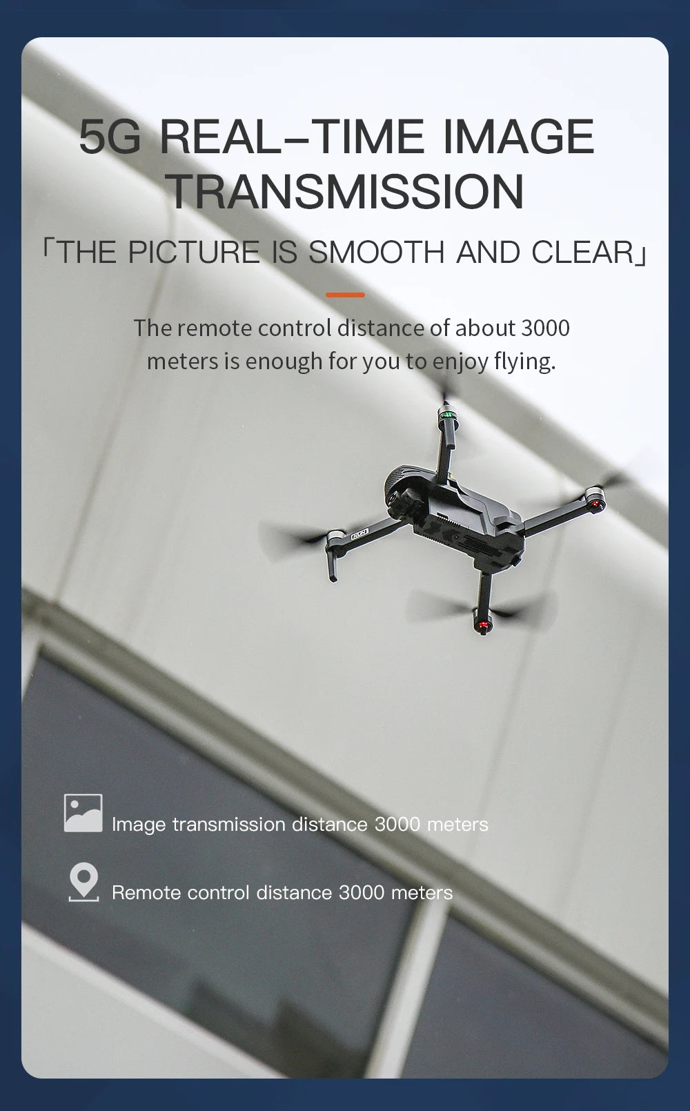ZLL SG908 MAX Drone, 5G REAL-TIME IMAGE TRANSMISSION TTHE PICTURE