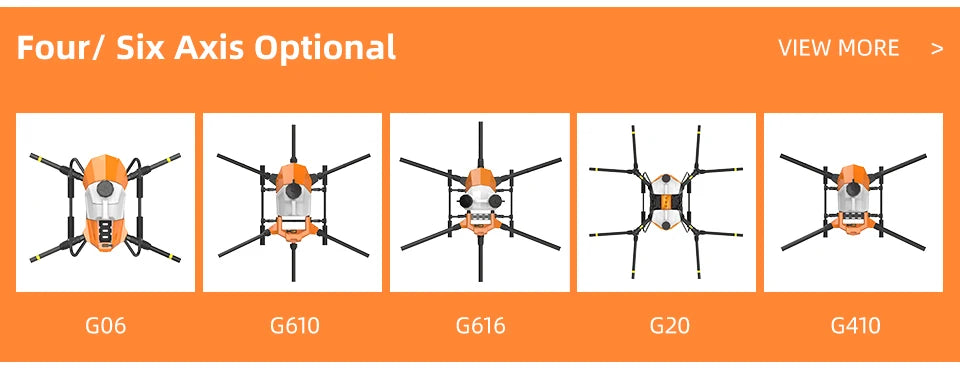 EFT G610 10L Agriculture Drone, Four/ Six Axis Optional VIEW MORE GO6 G610 G616