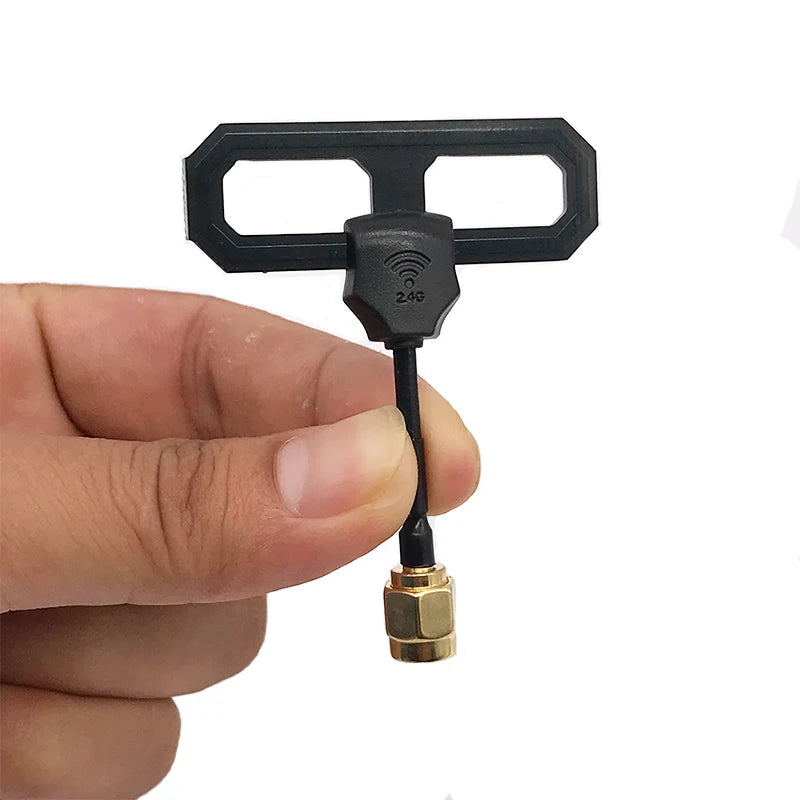 2.4G 4.18DBI T Antenna Long Range Replacement for ExpressLRS - 2.4G TX Module RC FPV Drone Remote Controller Transmitter 7 2.4G 4.18DBI T Antenna Long Range Replacement for ExpressLRS