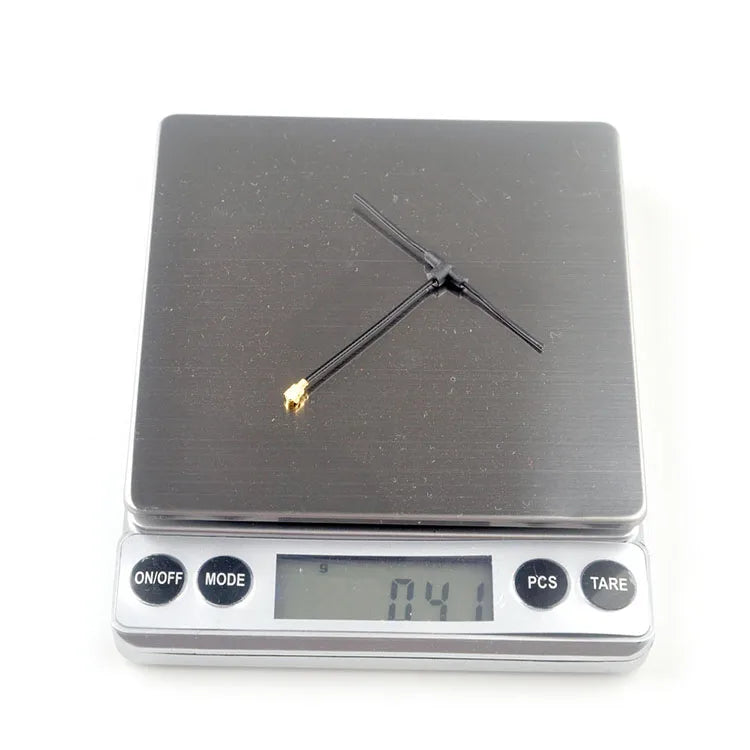 Happymodel 2.4G T omnidirectional Receiver Antenna 40MM/90MM for ELRS EP1 RX IPEX1 compatible with TBS Tracer RC FPV Drone Part 16 Connector IPEX/IPX/U.FL Antenna width 52mm