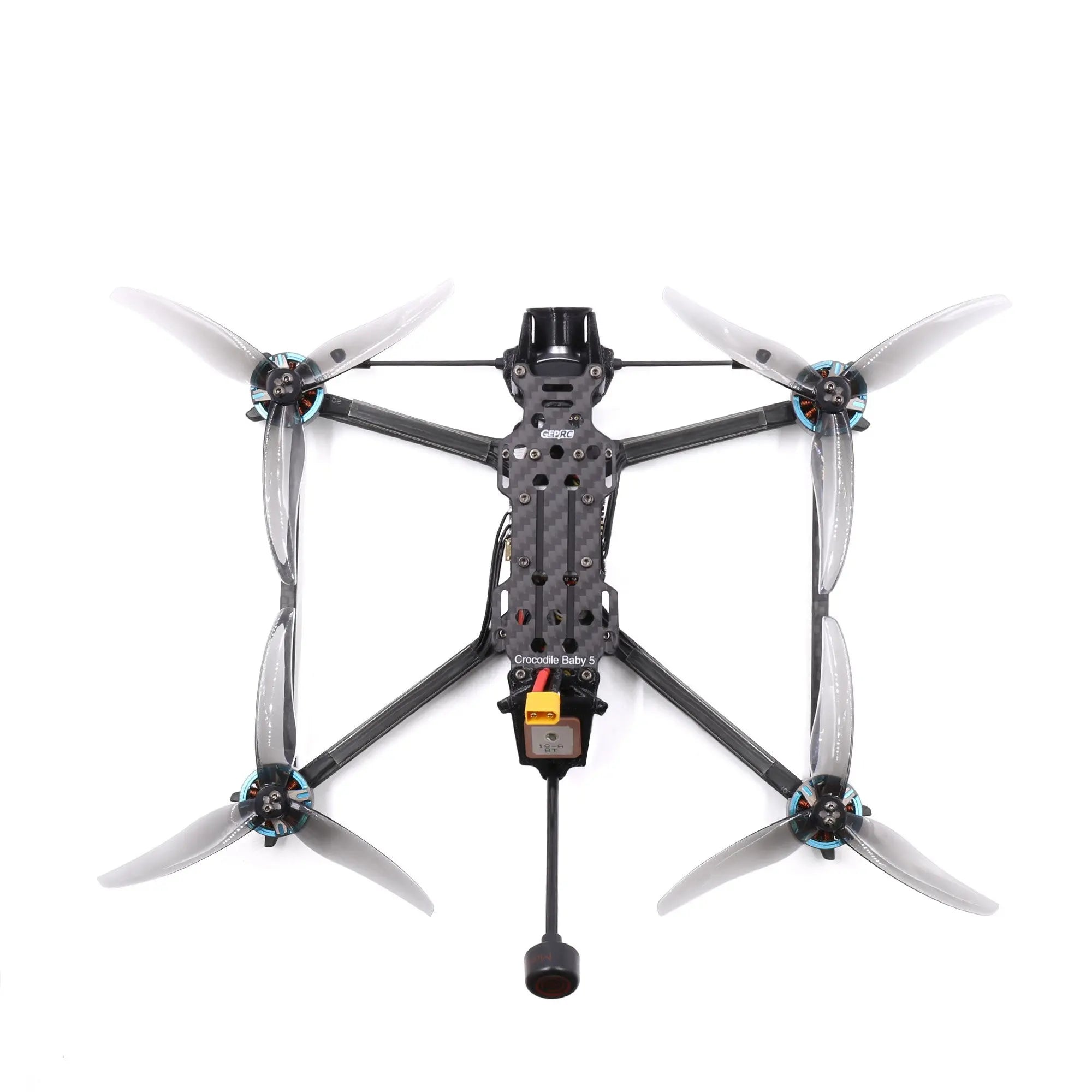 GEPRC Crocodile5 Baby FPV Drone - LR HD Polar LongRange FPV Drone Carbon Fiber Reinforced Frame For RC FPV Quadcopter Freestyle Drone 12 GEPRC Crocodile5 Baby FPV Drone, the drone utilizes a robust flight controller that ensures stable flight characteristics .