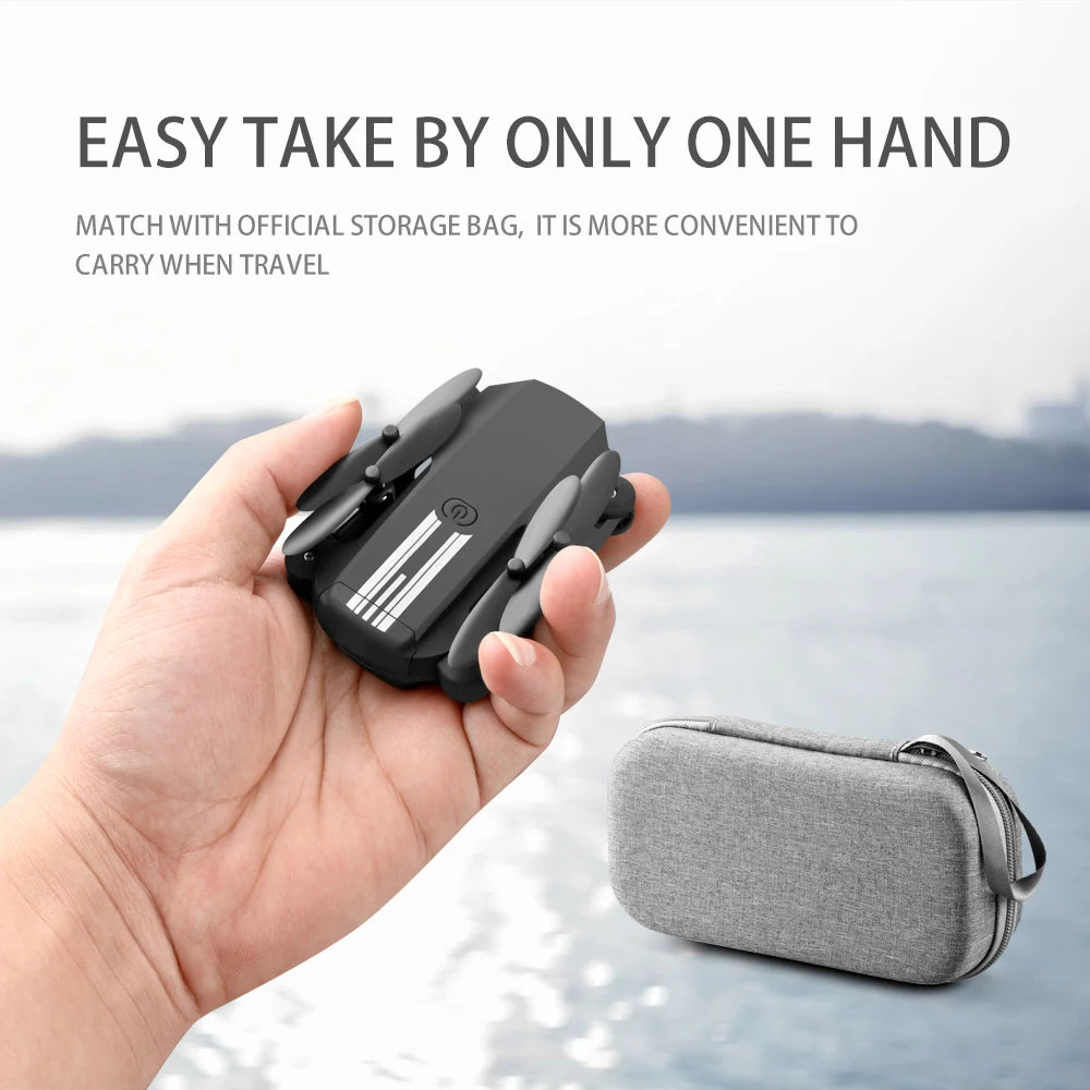 LSRC Mini Drone, easy take by only one hand match with official storage bag, it is