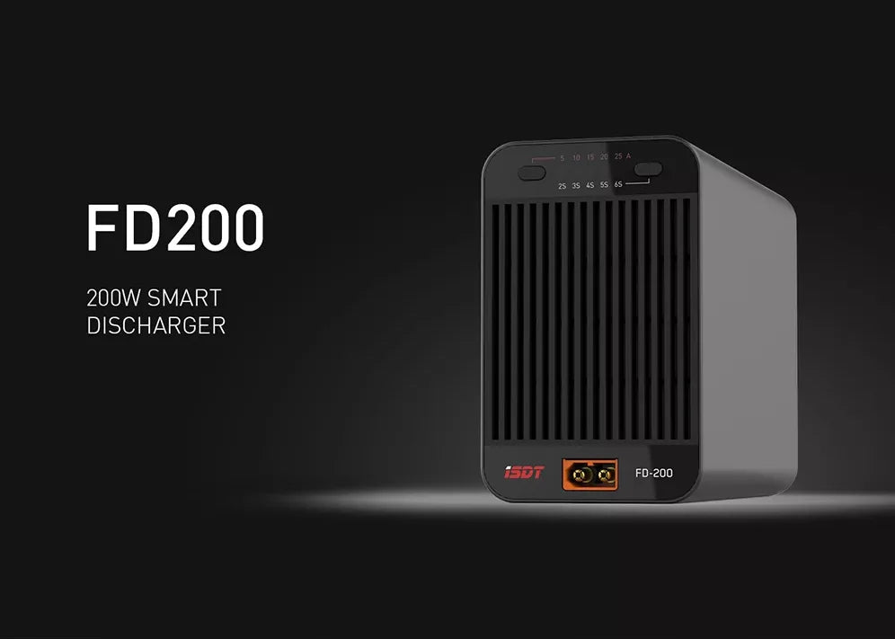 ISDT FD-200 Smart Control Discharger, FD2OO 200W SMART DISCHARGER 1557 FD-