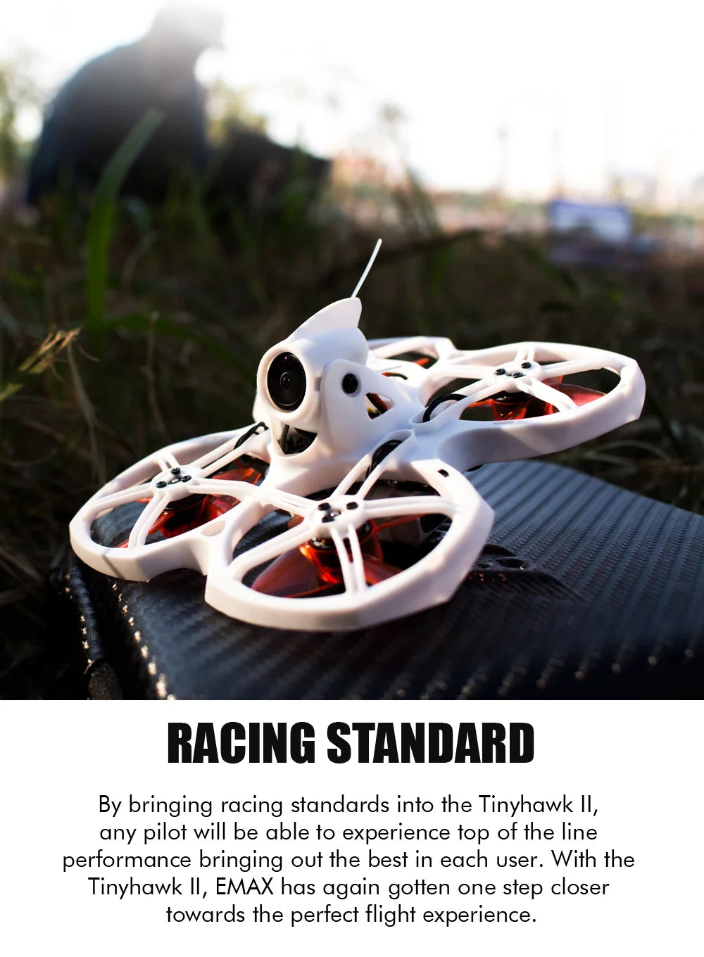 Emax Tinyhawk II 2 RTF - FPV, EMAX has brought racing standards into the Tinyhawk II . the racing standard brings