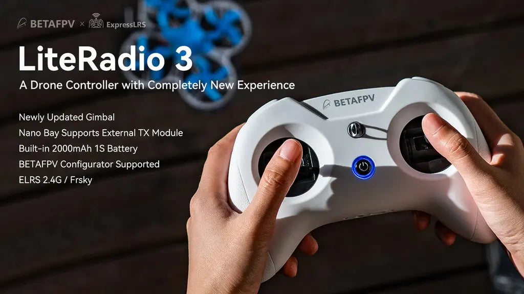 BETAFPV LiteRadio 3/2 SE Radio Transmitter, BETAFPV ExpressLRS LiteRadio 3 A Drone Controller with Completely New