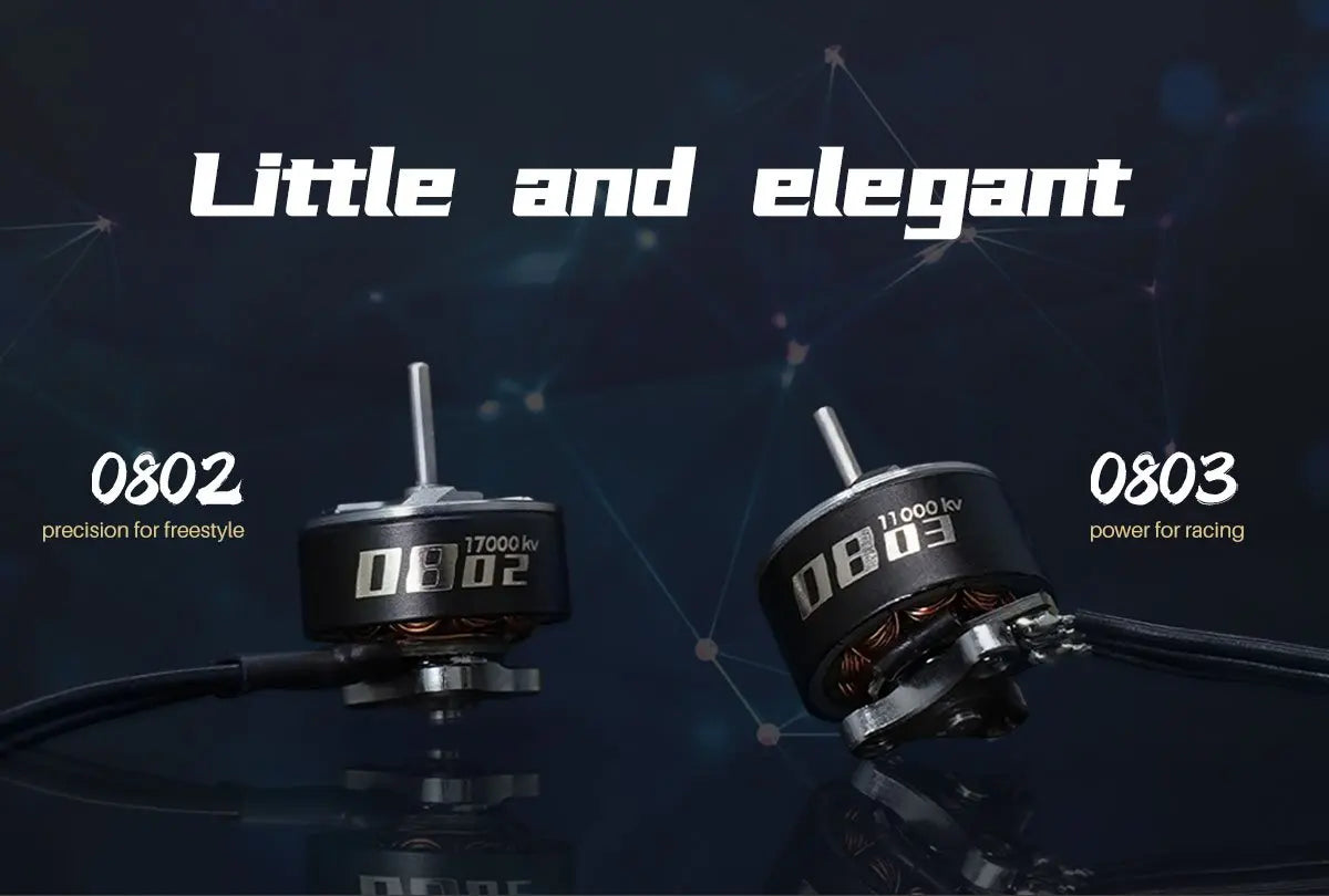 GEPRC SPEEDX2 0803 11000KV Brushless Motor - Suitable For DIY RC FPV Quadcopter Tiny / Whoop Drone Accessories Replacement Parts 7 GEPRC SPEEDX2 0803 11000KV Brushless Motor, mooOkv OE oo3t OE for freestyle power for