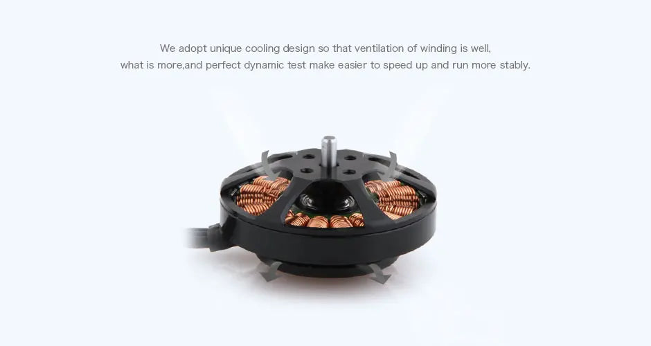 2PCS/SET T-motor, we adopt unique cooling design so that ventilation of winding is well . perfect dynamic test make
