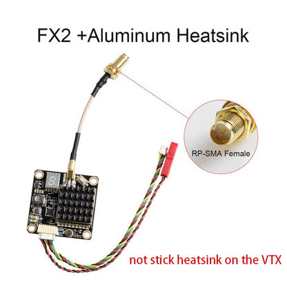 VTX2 +Aluminum Heatsink RP-SMA Female not