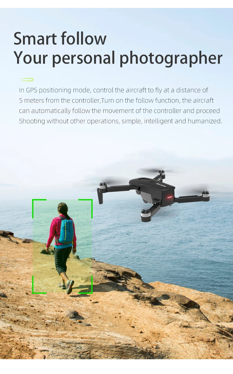LM12 Drone, smart follow your personal photographer in gps positioning mode .