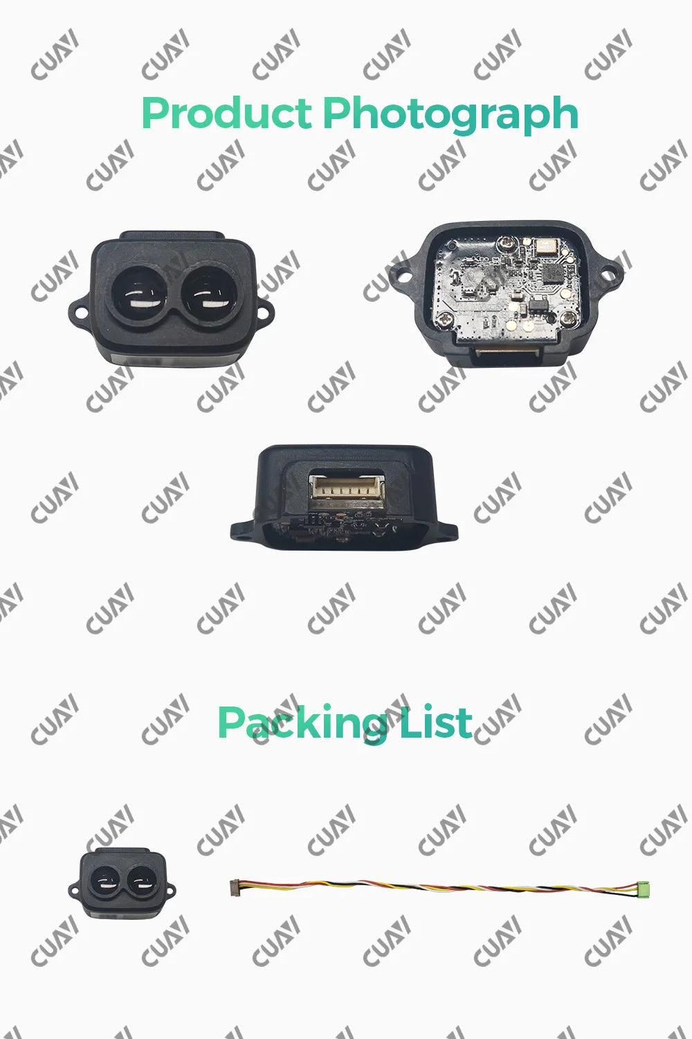CUAV TF-Luna Lidar Module, * For safety and performance, please DO NOT open the product casing or remove the IR