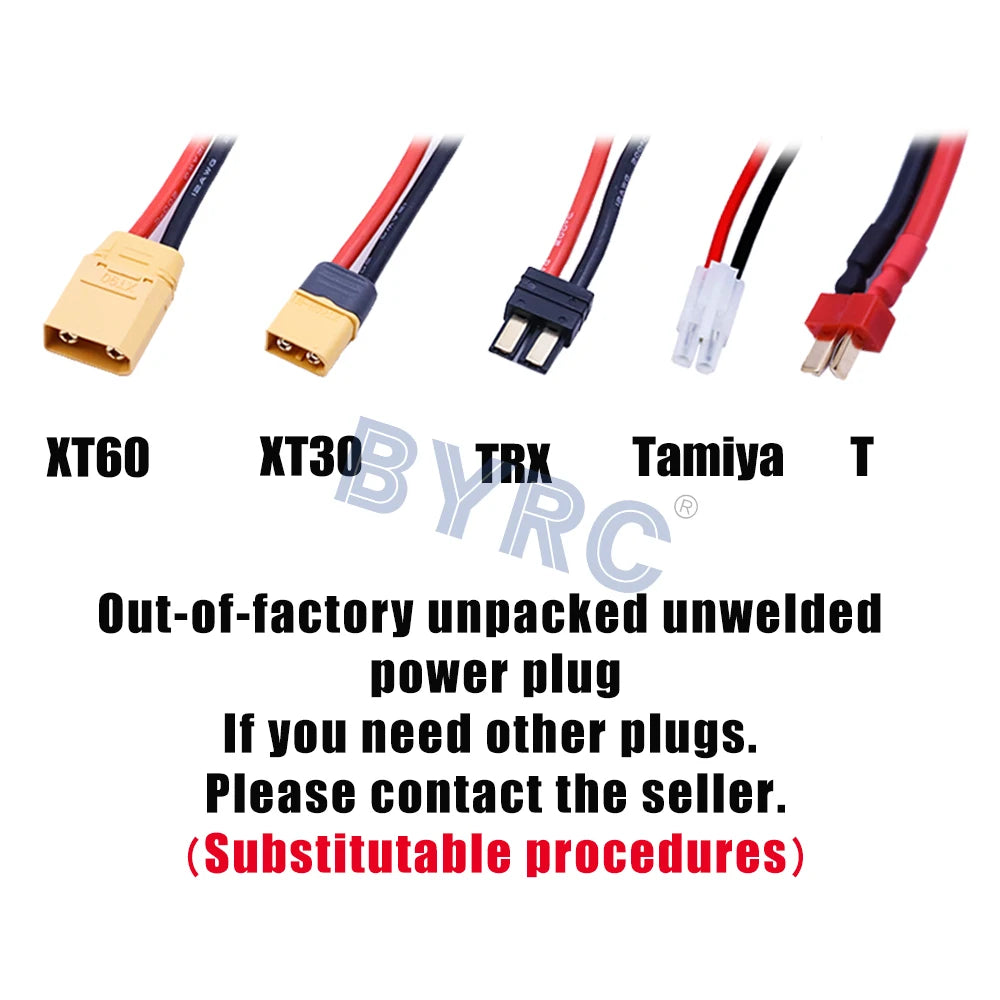 Package contains Hobbywing QuicRun ESC and speed controller with XT30 power plug for RC cars.