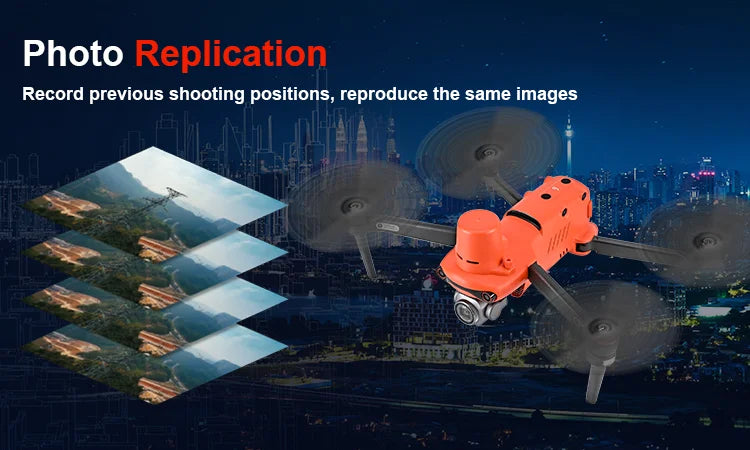 Autel EVO II Pro RTK, Photo Replication Record previous shooting positions, reproduce the same