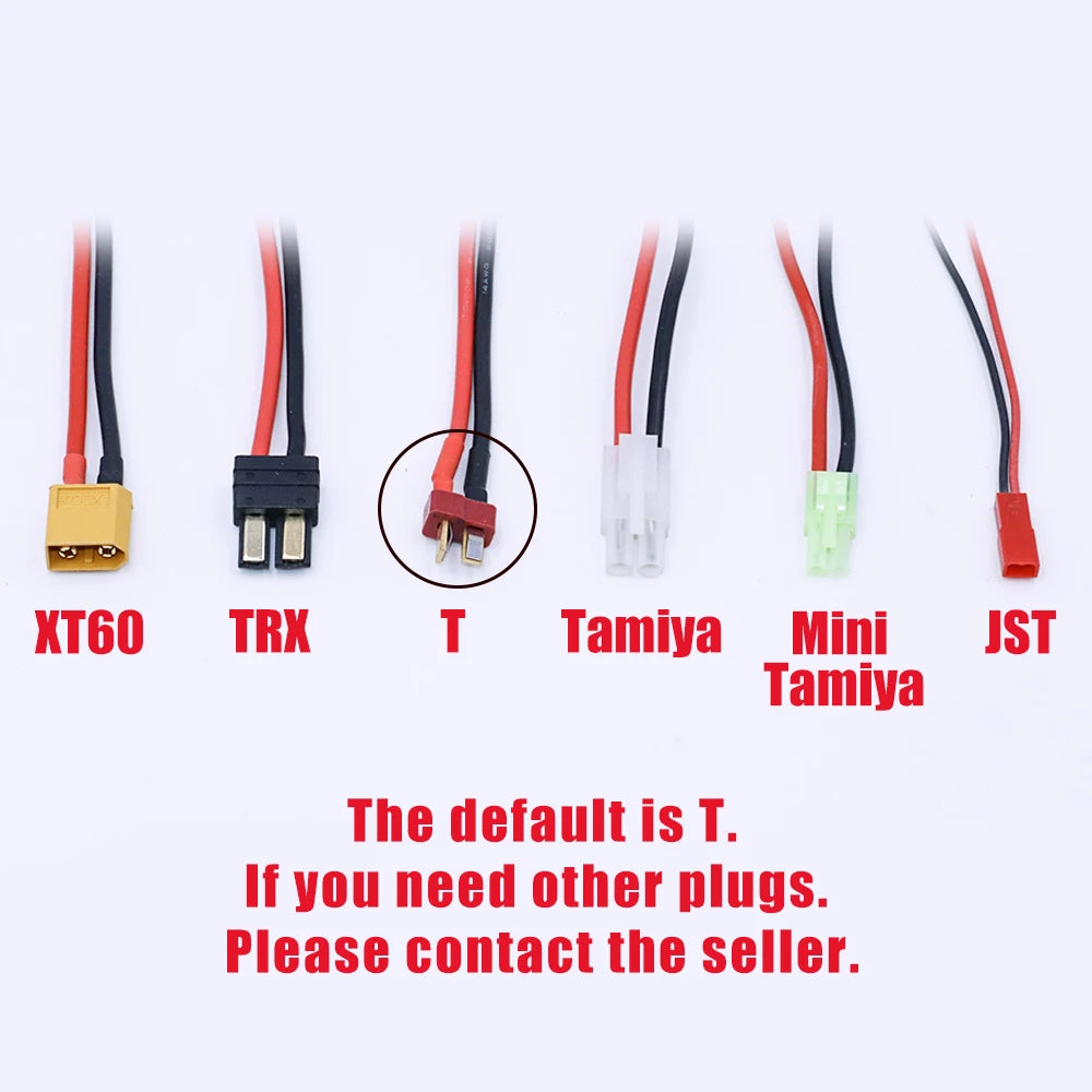 default is T. If you need Other plugs: Please contact the seller.