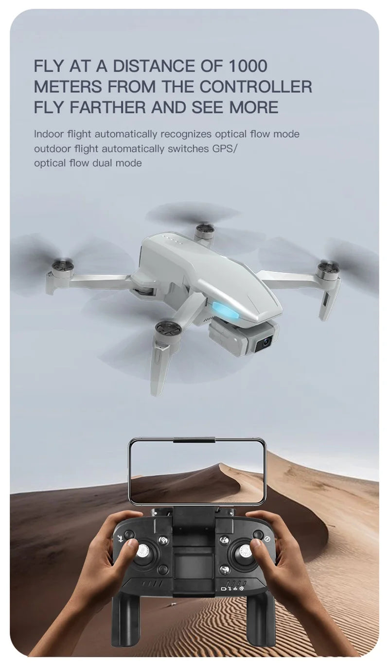 H851 GPS Drone - 4K HD Dual Camera Wifi Fpv 2-Axis RC Helicopter Height Hold Headless Mode Professional Foldable Quadcopter RC Toy Professional Camera Drone 27 H851 GPS Drone, Indoor flight automatically recognizes optical flow mode outdoor flight automatically switches to optical flow dual mode 5168