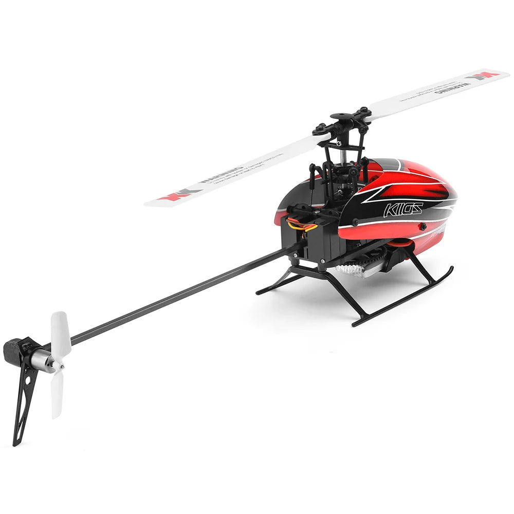 Wltoys K110S RC Helicopter, blades are designed with aerodynamic principles to provide strong power and body self-stability