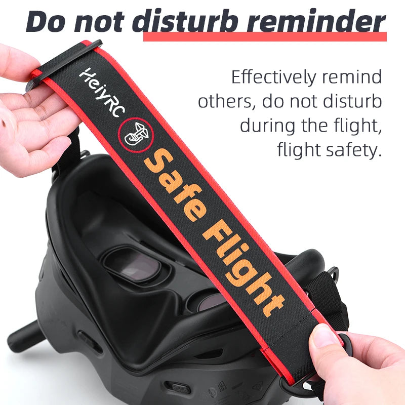 Band Head Strap Fixer for DJI FPV Goggles 2/V2, Do not disturb reminder Effectively remind others, do not disturb during the flight, flight safety 