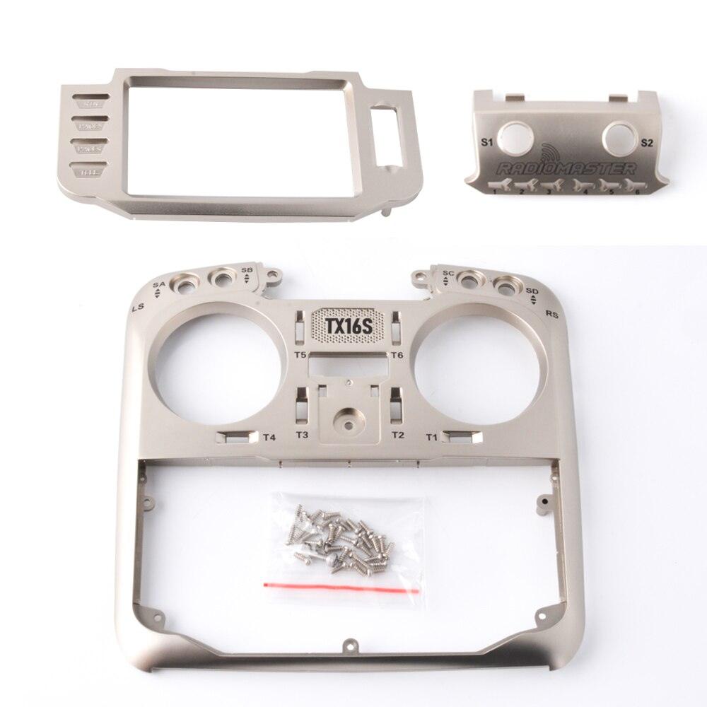 In Stock RadioMaster TX16S Transmitter Multi-color Cover Shell Spare Part Replacement Front Case - Silver - RCDrone