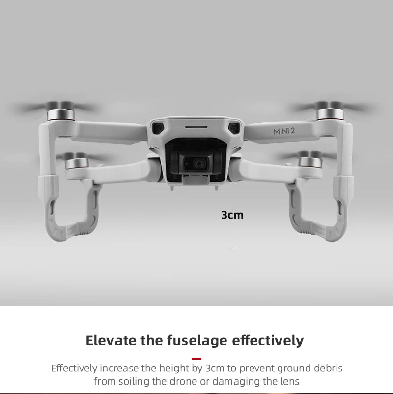 Landing Gear. MINI 2 3cm Elevate the fuselage effectively Effectively increase the height by 3