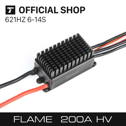 T-MOTOR Flame 200A ESC - 14S 6-14S HV 621HZ Electronic Speeds Controller For heavy lifting drone high power for U15 II