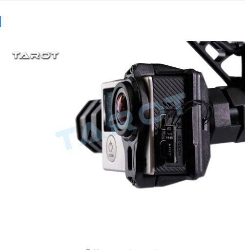 GoProHERO4 ジンバルセット F17394 Tarot T4-3D デュアルショックアブソーバージンバル Gopro