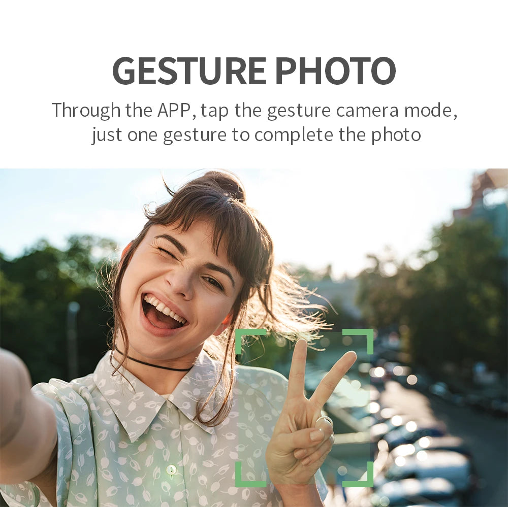 F11S PRO Drone - Supports 64G TF Card Professional 4K HD Camera Gimbal Brushless 5G Wifi Gps System Rc Distance 3Km RC Drones Toys Professional Camera Drone 40 F11S PRO Drone, tap the gesture camera mode, just one gesture to complete the photo .