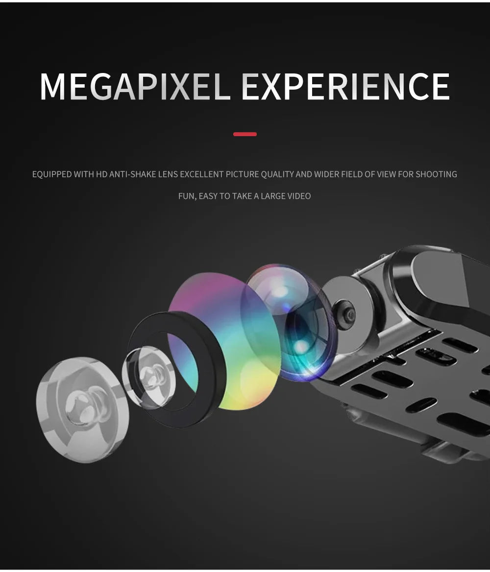 HGRC 2.4G Mini Watch RC Drone, MEGAPIXEL EXPERIENCE EQUIPPED WITH HD ANTI