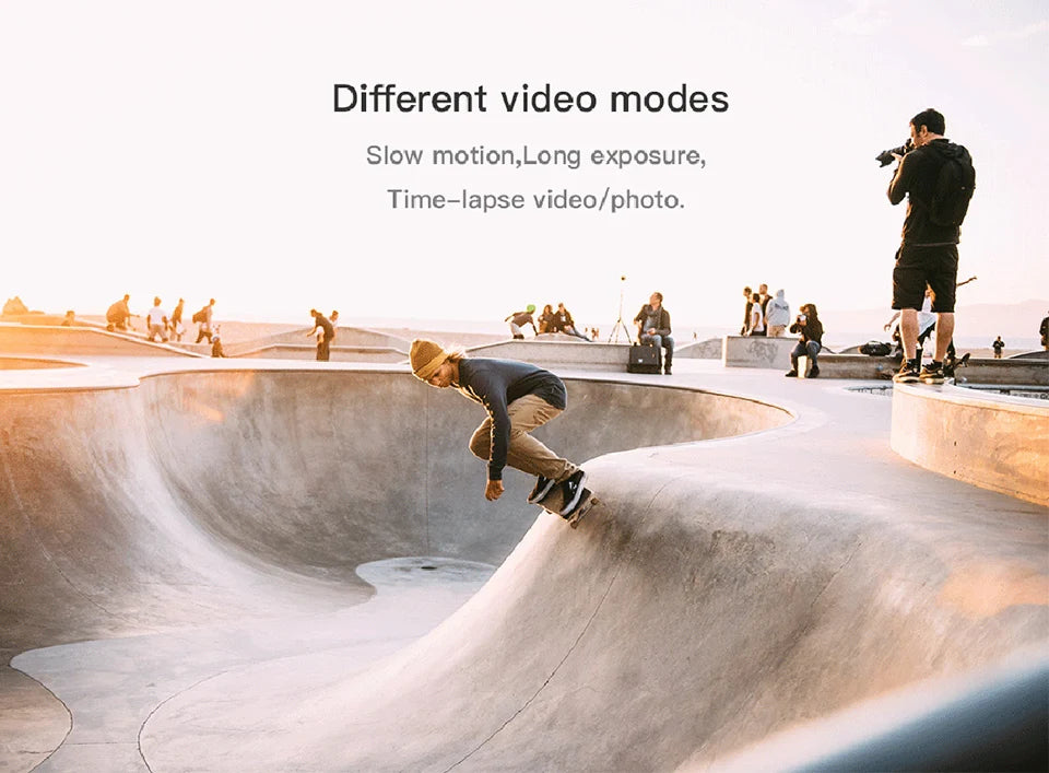 Hawkeye FIREFLY Q6 Action Camera - 1080P / 4K HD Multi-functional Sports Camera Action Cam Black Yellow For FPV Racer Part Drone Accs 23 Hawkeye FIREFLY Q6 Action Camera, Different video modes Slow motion Long exposure; Time-lapse video/photo