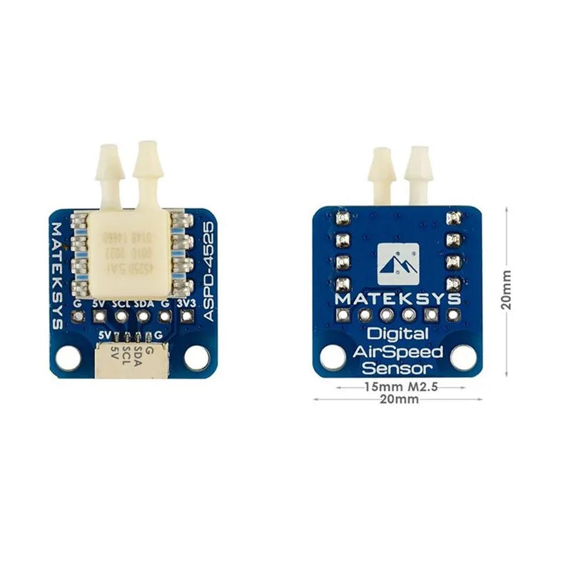 Matek Systems ASDP-4525 Flight control sensor - digital Airspeed Sensor for F4 F7 F722 765 WING IANV Flight Controller 5 Matek Systems ASDP-4525 Flight control sensor - digital Airspeed Sensor for F
