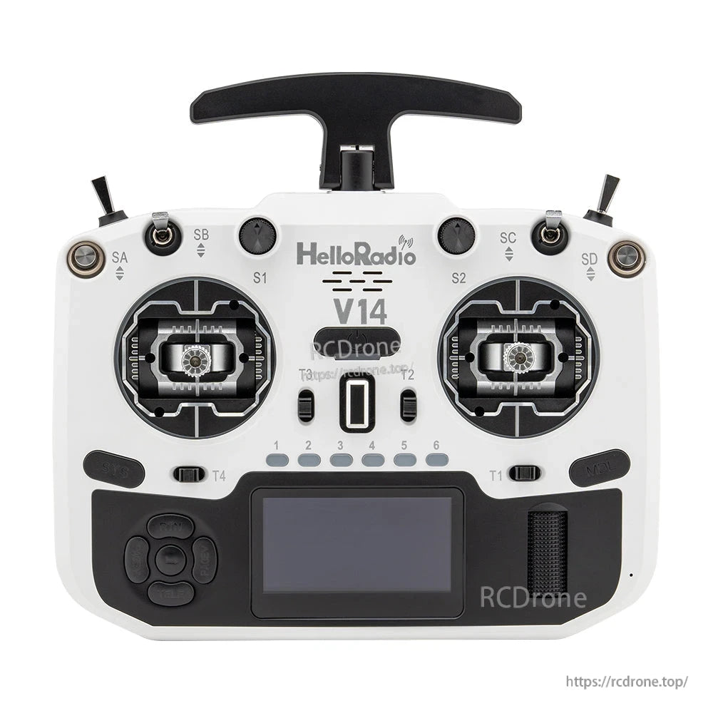 HelloRadioSky V14 MAX/MAX R9 1000mW ELRS/4IN1 EdgeTX Transmitter Remote Controller CNC Metal RDC9 Gimbal