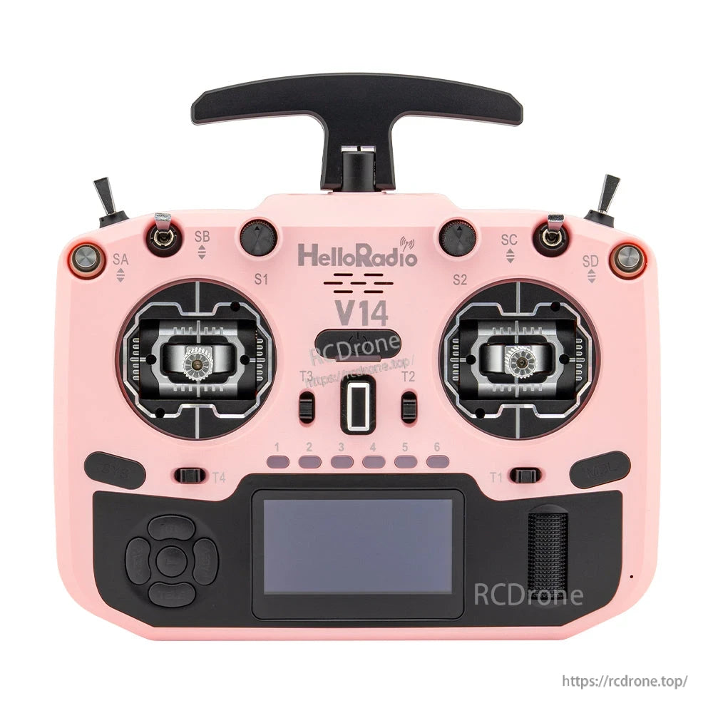 HelloRadioSky V14 MAX/MAX R9 1000mW ELRS/4IN1 EdgeTX Transmitter Remote Controller CNC Metal RDC9 Gimbal