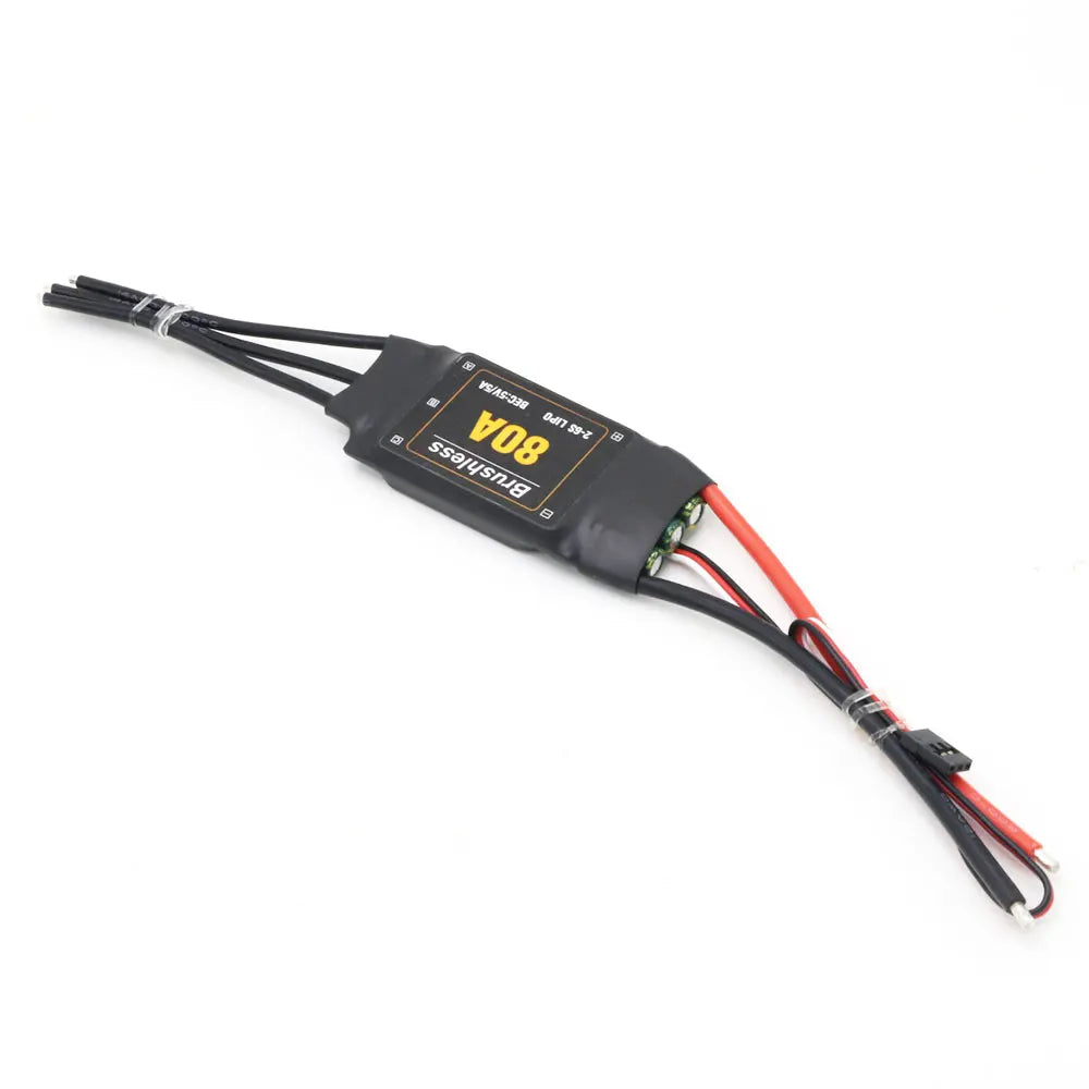 uuustore Brushless 80A ESC Speed Controler 2-6S With 5