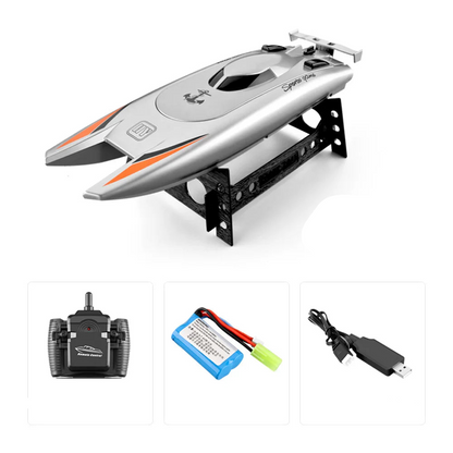 CONUSEA 805 RC Boat 30KM/H Dual-Motor 2.4GHz Speedboat, 7.4V 650mAH, Waterproof, 20–25min Runtime, 80–100m Range