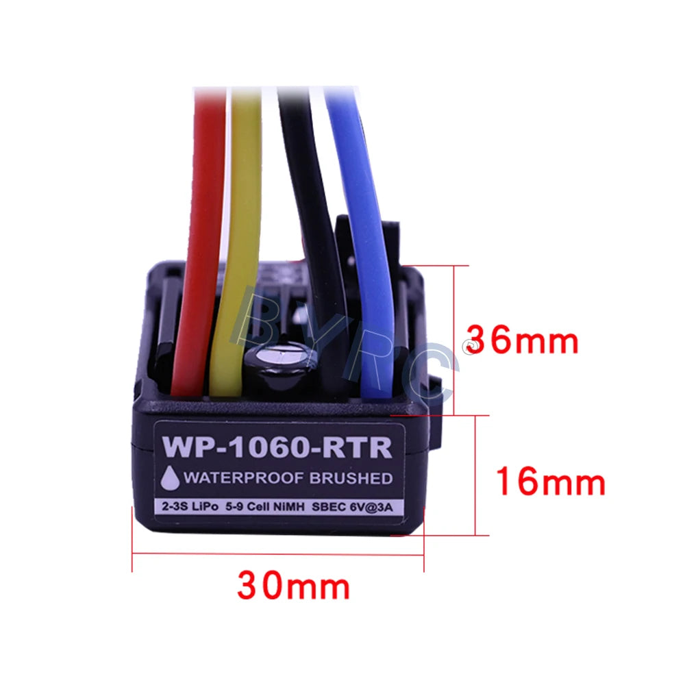 WP-1060-RTR WATERPROOF BRUSHED 16mm 23