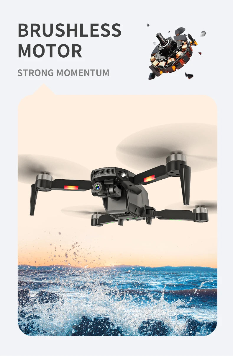 X2 Pro2 GPS Drone, BRUSHLESS MOTOR STRONG MOMENT