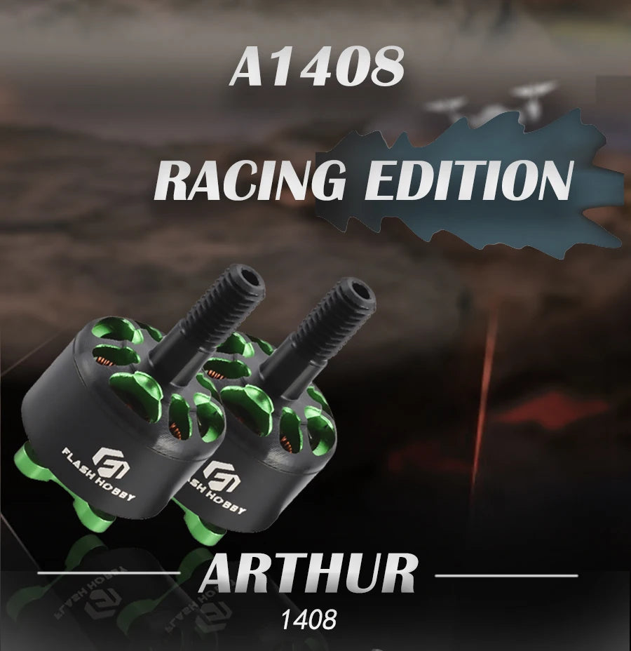 Flashhobby Arthur Series A1408 1408 2800KV 2-6S / 3650KV 2-4S w/ 5mm Shaft Brushless Motor for RC Drone Multirotor Parts 10 Flashhobby Arthur Series A14